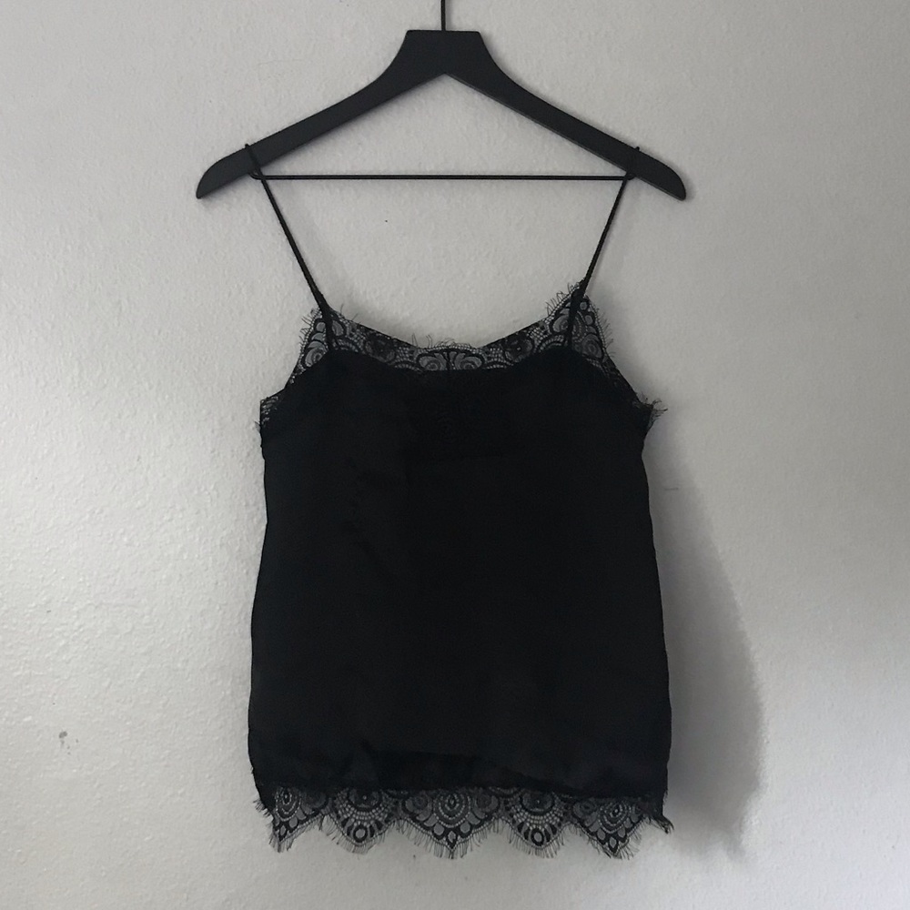 Black tank top